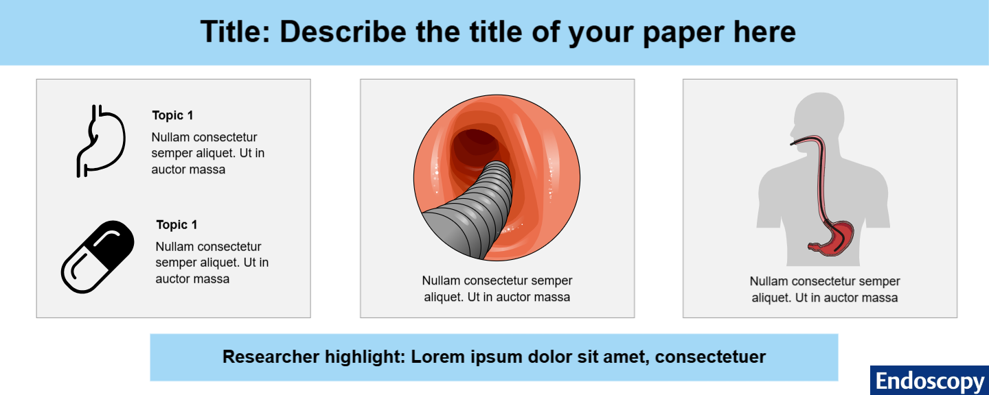 Graphical Abstracts template Endoscopy 1