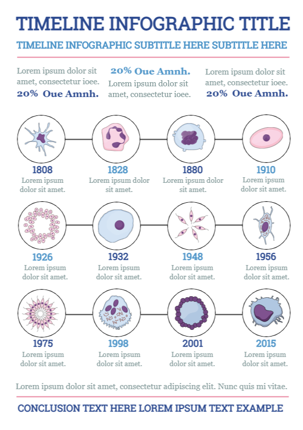 Infographics template Timeline25